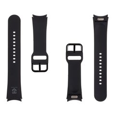 Tactical 848 Silicone Band Quick Release for Samsung Galaxy Watch 6 40mm Black цена и информация | Аксессуары для смарт-часов и браслетов | 220.lv