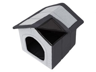 Guļvieta-būda Hobbydog Inari Grey Dark Blue, 44x38 cm cena un informācija | Suņu gultas, spilveni, būdas | 220.lv