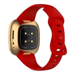 Julman Versa 3,4 SL sand pink L Силиконовый ремешок для часов Fitbit Versa 3,4 SL Red L цена и информация | Аксессуары для смарт-часов и браслетов | 220.lv