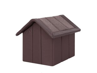 Guļvieta-būda Hobbydog Inari Brown Eco, 52x46 cm cena un informācija | Suņu gultas, spilveni, būdas | 220.lv