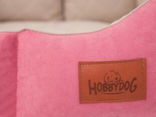 Hobbydog guļvieta New York Premium, L, Pink, 60x52 cm cena un informācija | Suņu gultas, spilveni, būdas | 220.lv