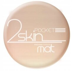 BELL Матирующая пудра 2Skin Pocket Pressed Powder 44 Vegan цена и информация | Пудры, базы под макияж | 220.lv