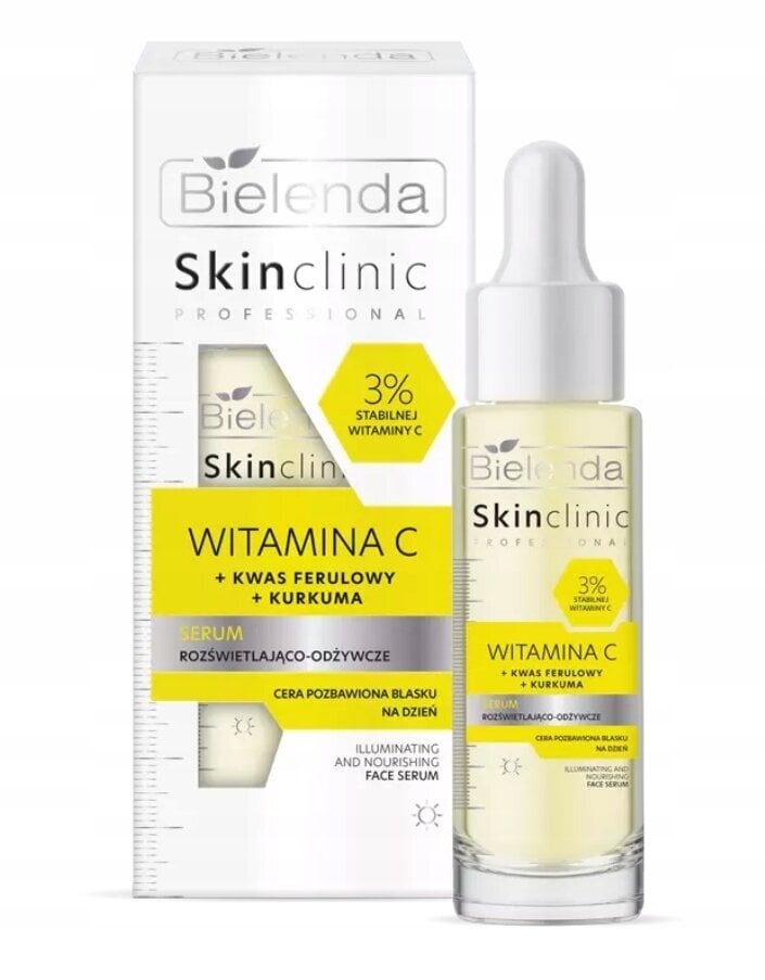 BIELENDA SKIN CLINIC WITAMINA C izgaismojošs un barojošs serums цена и информация | Acu krēmi, serumi | 220.lv