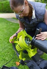 Воздуходувка с электромотором Ryobi RBV3000CSV цена и информация | Пылесосы для сбора листьев, измельчители веток, очистители тротуарной плитки | 220.lv