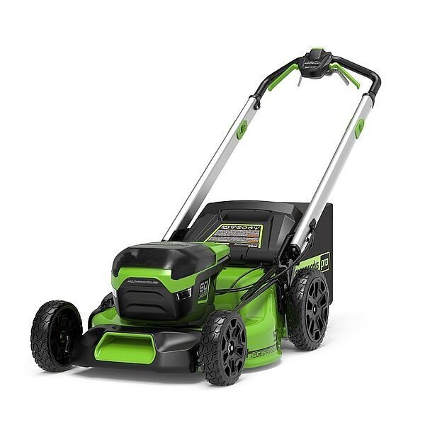 Zāles pļāvējs ar piedziņu GREENWORKS, 60V 51cm, GD60LM51SP - 2514307 cena un informācija | Zāles pļāvēji | 220.lv