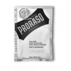 Piparmētras un rozmarīna aromāta pēc skūšanās pūderis Proraso Post Shave Powder 100 g cena un informācija | Skūšanās piederumi, kosmētika | 220.lv