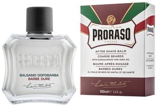 Proraso Red pēc skūšanās balzams, 100 ml cena un informācija | Skūšanās piederumi, kosmētika | 220.lv