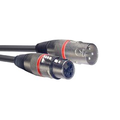 Audio kabelis XLR/XLR (m/f) Stagg SMC10 RD, 10 m cena un informācija | Kabeļi un vadi | 220.lv