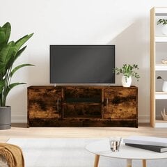 TV skapītis, ozolkoka krāsa, 102x30x37,5 cm, inženierijas koks cena un informācija | TV galdiņi | 220.lv