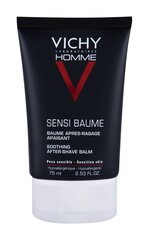 Бальзам после бритья Homme Sensi Baume Vichy (75 мл) цена и информация | Косметика и средства для бритья | 220.lv