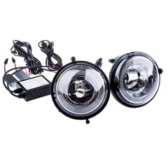 EinParts DL35 Dienas gaitas gaismas LED DRL miglas lukturi 6000K 12/24V priekš MINI R55 R56 R57 R58 R59 R60 R61 cena un informācija | Automašīnu spoguļi, restes, lukturi | 220.lv