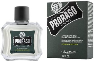 Balzams pēc skūšanās Proraso Cypress &amp; Vetyver, 100 ml cena un informācija | Skūšanās piederumi, kosmētika | 220.lv