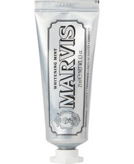 Balināšanas zobu pasta ar piparmētru Marvis Whitening Mint 25 ml cena un informācija | Zobu pastas, birstes | 220.lv