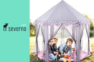 Chloe bērnu telts, violeta цена и информация | Детские игровые домики | 220.lv