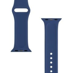 Tactical 837 Silicone Band for Apple Watch 1|2|3|4|5|6|7|8|9|SE 38|40|41mm Navy Blue цена и информация | Аксессуары для смарт-часов и браслетов | 220.lv