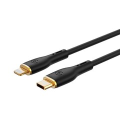 WIWU cable YQ01 USB-C - Lightning 30W 1,2m black цена и информация | Кабели для телефонов | 220.lv