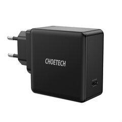 Быстрое зарядное устройство, Choetech Q40041, USB Type-C PD 60 Вт, 3 А, черный цена и информация | Зарядные устройства для телефонов | 220.lv