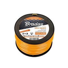 Леска для триммера Bradas ULTRA Square, 2,7 мм x 197 м (1,35 кг) цена и информация | Запчасти для садовой техники | 220.lv