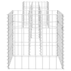 H-formas gabions, tērauda stieple, 260x40x40 cm cena un informācija | Puķu podi | 220.lv