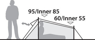 Палатка Robens Arrow Head, красная цена и информация | Палатки | 220.lv