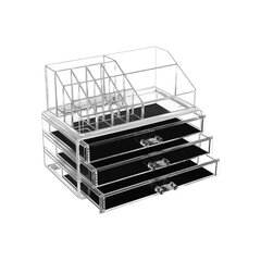 Органайзер Songmics для косметики, 3 больших ящика цена и информация | Косметички, косметические зеркала | 220.lv