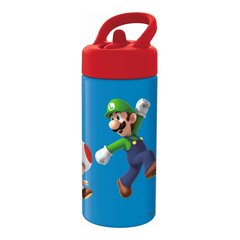 Ūdens pudele Super Mario Sarkans Zils (410 ml) cena un informācija | Ūdens pudeles | 220.lv