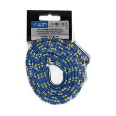 Bungee Cord EDM Plakans Daudzkrāsains 1,5 m Ø 18 mm cena un informācija | Auto piederumi | 220.lv