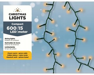 LED Ziemassvētku eglīšu gaismas IP44 15 m cena un informācija | Ziemassvētku dekorācijas | 220.lv