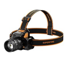 Headlight Superfire HL58, 350lm, USB цена и информация | Фонари и прожекторы | 220.lv