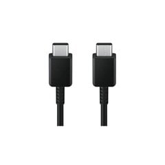 Кабель Samsung EP-DX510JBEGEU USB-C - USB-C | 5A | 100W | 1,8 м черный (OEM) цена и информация | Кабели для телефонов | 220.lv