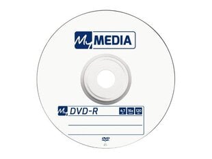 My Media DVD-R Matt Silver 50 Pack Wrap Spindle cena un informācija | Portatīvo datoru dzesēšanas paliktņi un citi piederumi | 220.lv
