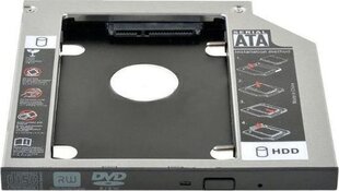 iBOX IRK-02 Rāmis SATA 2,5" 9,5 mm cietajam diskam cena un informācija | Portatīvo datoru dzesēšanas paliktņi un citi piederumi | 220.lv