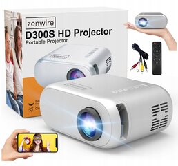 Mini projektors FULL HD Zenwire D300S цена и информация | Проекторы | 220.lv