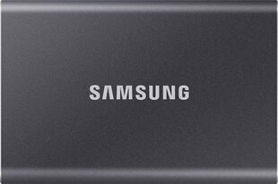 Samsung SSD T7 1TB, Pelēks (MU-PC1T0T/WW) cena un informācija | Ārējie cietie diski | 220.lv