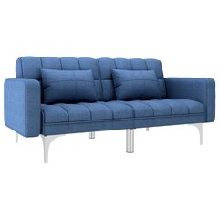 izvelkams dīvāns, zils audums cena un informācija | Dīvāni | 220.lv