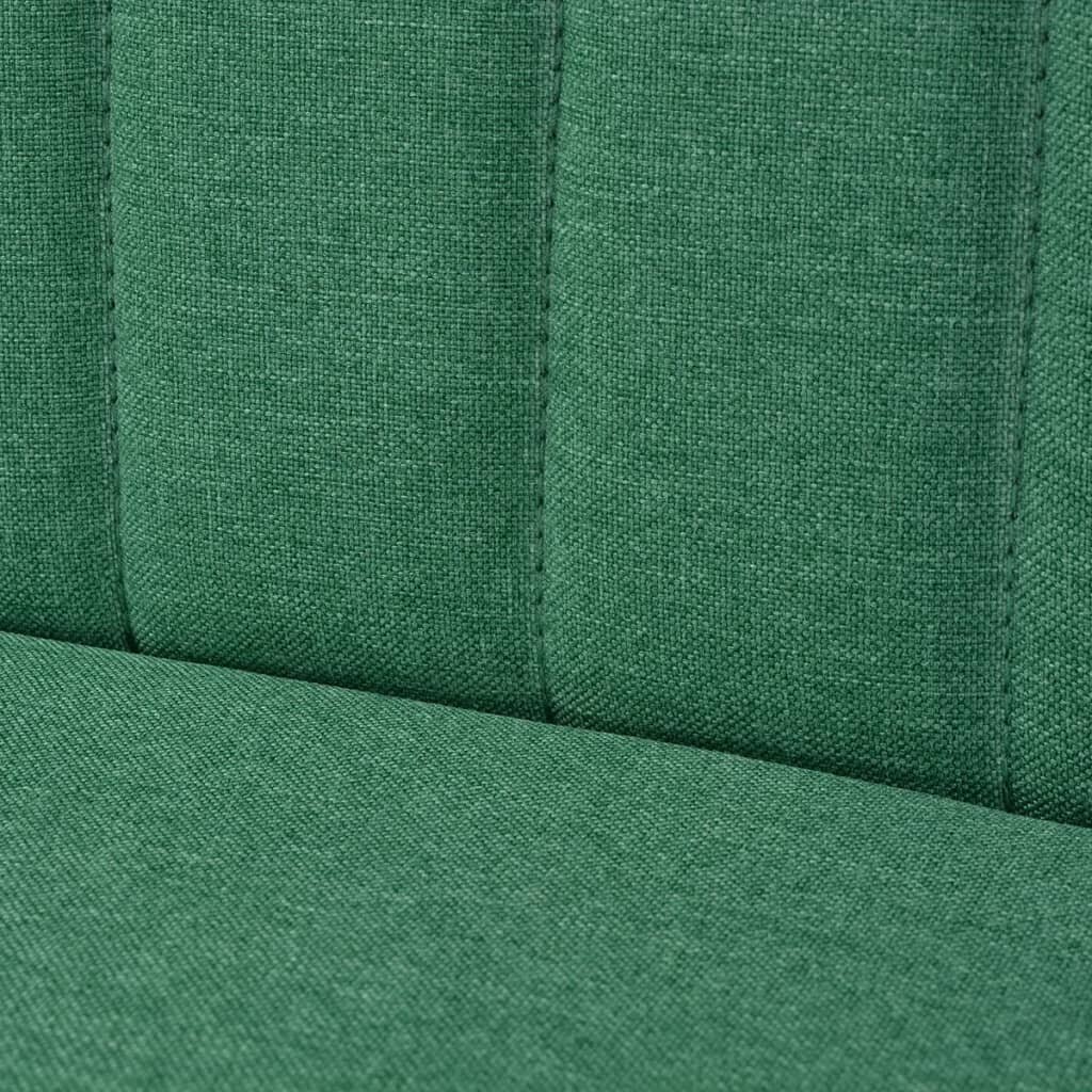 dīvāns, 117x55,5x77 cm, zaļš audums цена и информация | Dīvāni | 220.lv