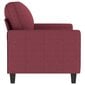 Divvietīgs dīvāns , 120 cm, sarkans cena un informācija | Dīvāni | 220.lv