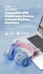 Goodbuy Strange Eyes беспроводные наушники для детей | bluetooth 5.1 розовый цена и информация | Наушники | 220.lv