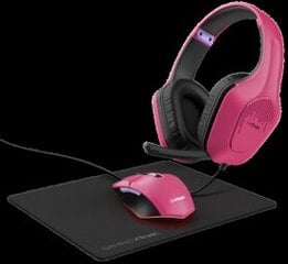 Perifērijas komplekts Trust GXT 790 3-IN-1 Pink cena un informācija | Austiņas | 220.lv