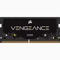 CORSAIR VENGEANCE DDR4 16GB 1x16GB 3200MHz SODIMM nebuferēts 22-22-22-53 melns PCB 1,2V cena un informācija | Austiņas | 220.lv