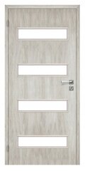 Sudraba ozols Milano 80 cm iekšdurvis kreisajā pusē цена и информация | Межкомнатные двери | 220.lv