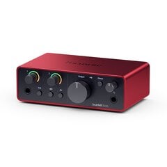 Focusrite Scarlett Solo 4th Gen аудио интерфейс цена и информация | Звуковые карты | 220.lv