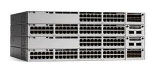 Cisco Cisco Catalyst 9300, 48 портов передачи данных, Ntw Ess, управляемый Gigabit Ethernet L2/L3 (10/100/1000), серый цена и информация | Коммутаторы (Switch) | 220.lv