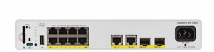 Cisco Cisco Catalyst C9200CX-8P-2X2G-E tīkla slēdzis Pārvaldīts L2/L3 Gigabit Ethernet (10/100/1000) Power over Ethernet (PoE) Pelēks cena un informācija | Komutatori (Switch) | 220.lv