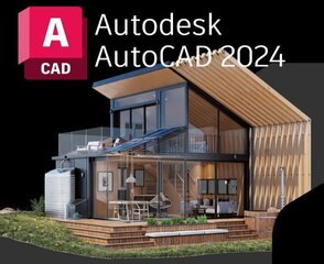 Autodesk AutoCAD 2024, 1 gada licence PC/MAC cena un informācija | Lietojumprogrammas | 220.lv