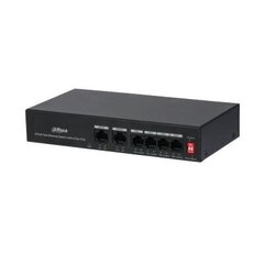 Switch|DAHUA|PFS3006-4ET-36|PoE ports 4|36 Watts|DH-PFS3006-4ET-36 цена и информация | Коммутаторы (Switch) | 220.lv