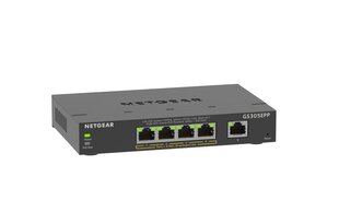 Netgear GS305EPP Managed L2/L3 Gigabit Ethernet (10/100/1000) Power over Ethernet (PoE) Black cena un informācija | Komutatori (Switch) | 220.lv