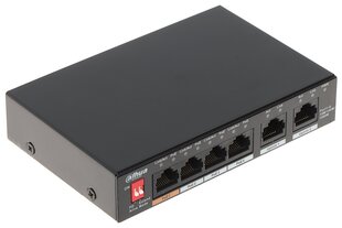 Dahua СЕТЕВОЙ ПЕРЕКЛЮЧАТЕЛЬ 6ПОРТОВЫЙ 4POE 1000M/PFS3006-4GT-60-V2 DAHUA цена и информация | Коммутаторы (Switch) | 220.lv