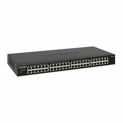 NETGEAR GS348 Неуправляемый гигабитный Ethernet (10/100/1000) 1U, черный цена и информация | Коммутаторы (Switch) | 220.lv