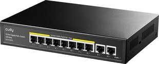 Коммутатор Cudy GS1010PE, 8 портов Gigabit PoE Switch, 120 Вт цена и информация | Коммутаторы (Switch) | 220.lv